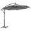 Thumbnail: 3M Luxury Cantilever Parasol with Base & Solar Parasol Lights
