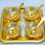 Thumbnail: Silver & Gold Plated Lotus Design FOURBOWLSET (3.5” Diameter)