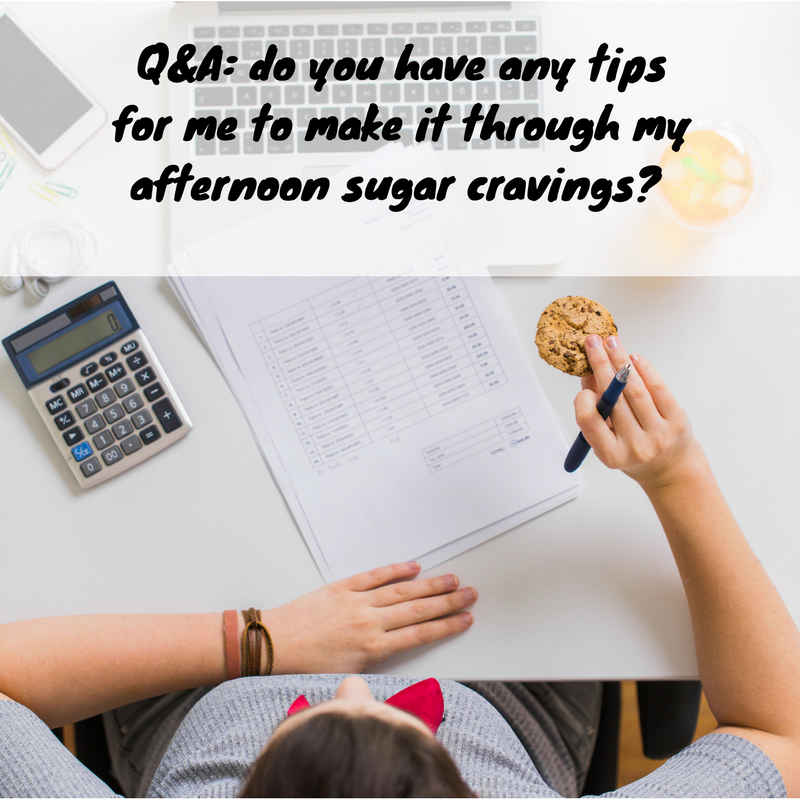 tips for afternoon sugar cravings | www.martinazand.com