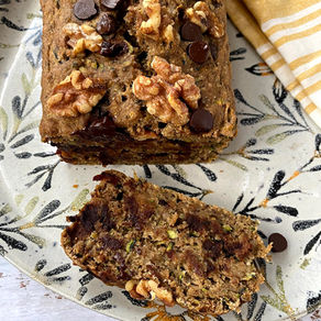 Vegan Spelt Flour Zucchini & Date Bread