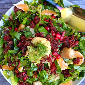 Red & Golden Beet Latka Salad