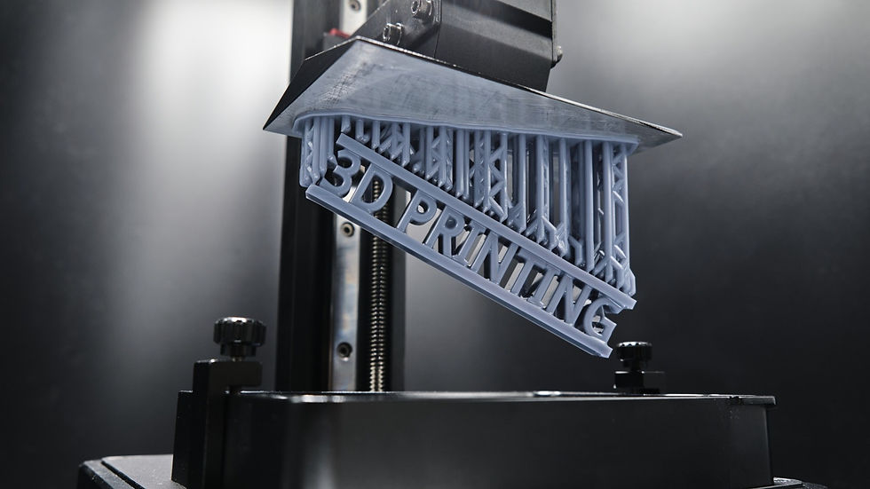 An SLA 3D printer