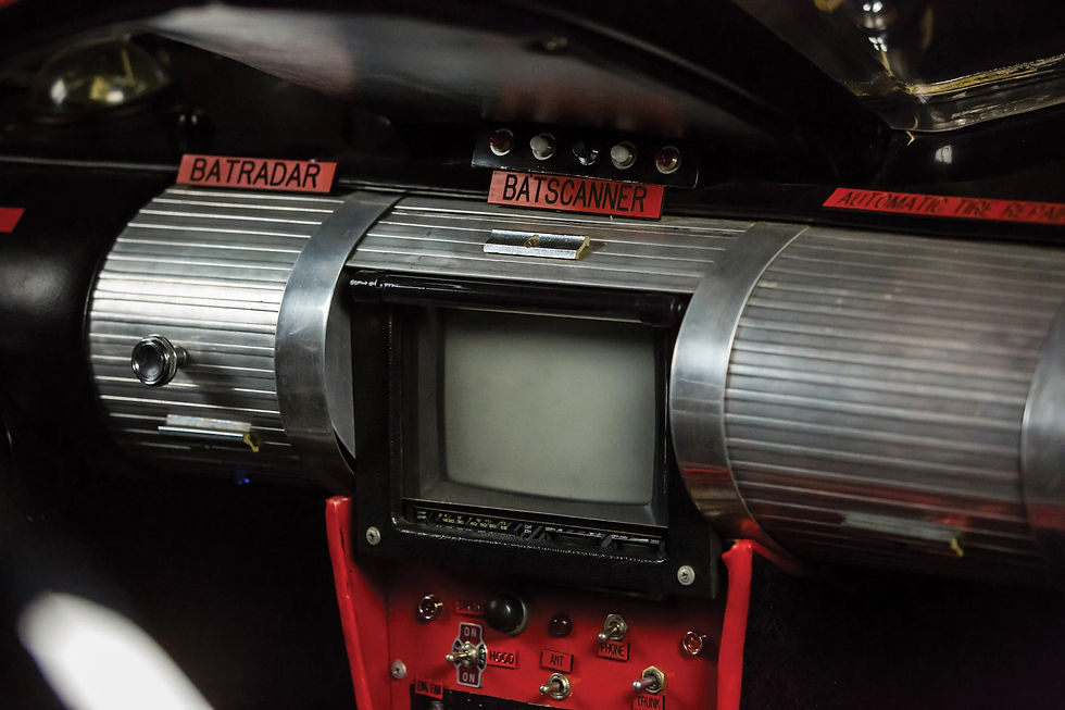 The Batmobile dashboard