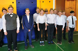 Перед выступлением.