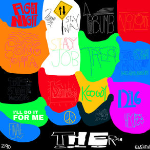 The album cover for 2190's sophomore album, The Cold Rush