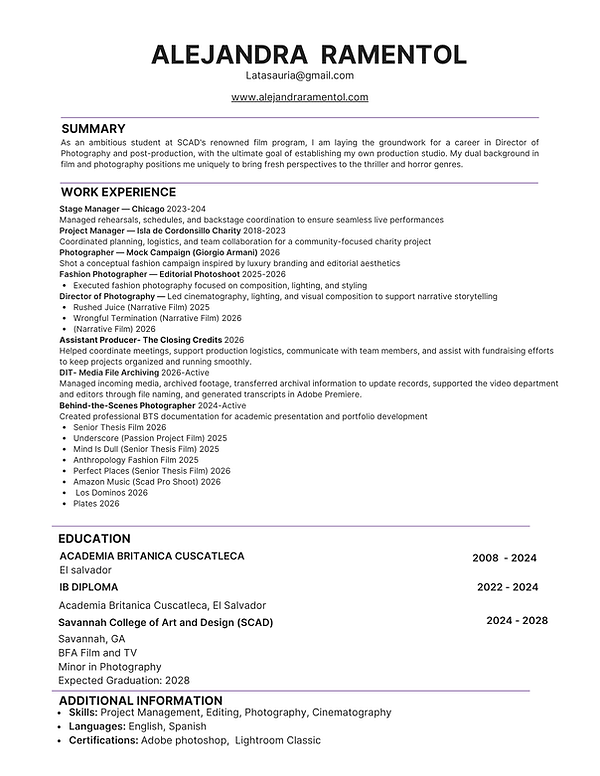 Resume

