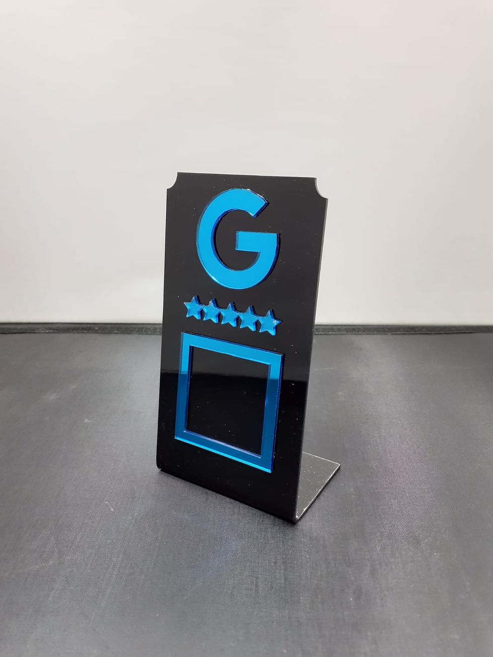 Miniatura: Placa QR Code Avaliação Google fundo preto