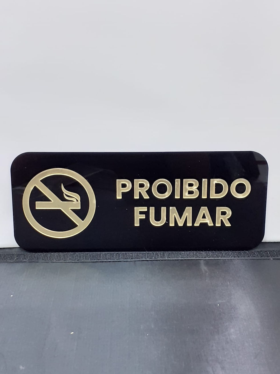 Miniatura: Placa em Acrílico Proibido Fumar
