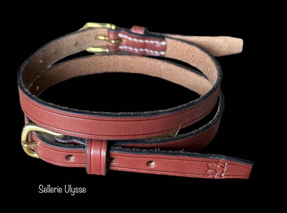 Miniature : Lanières d'Eperons "Luxe" Terracotta