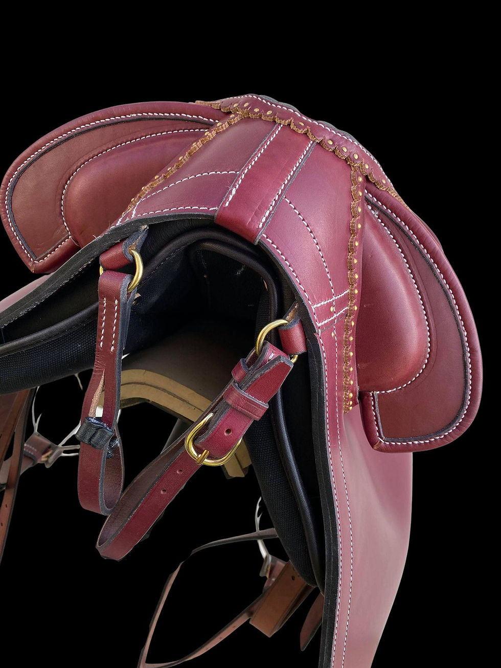 Miniature : Selle Camargue Demie Bordeaux & Noire