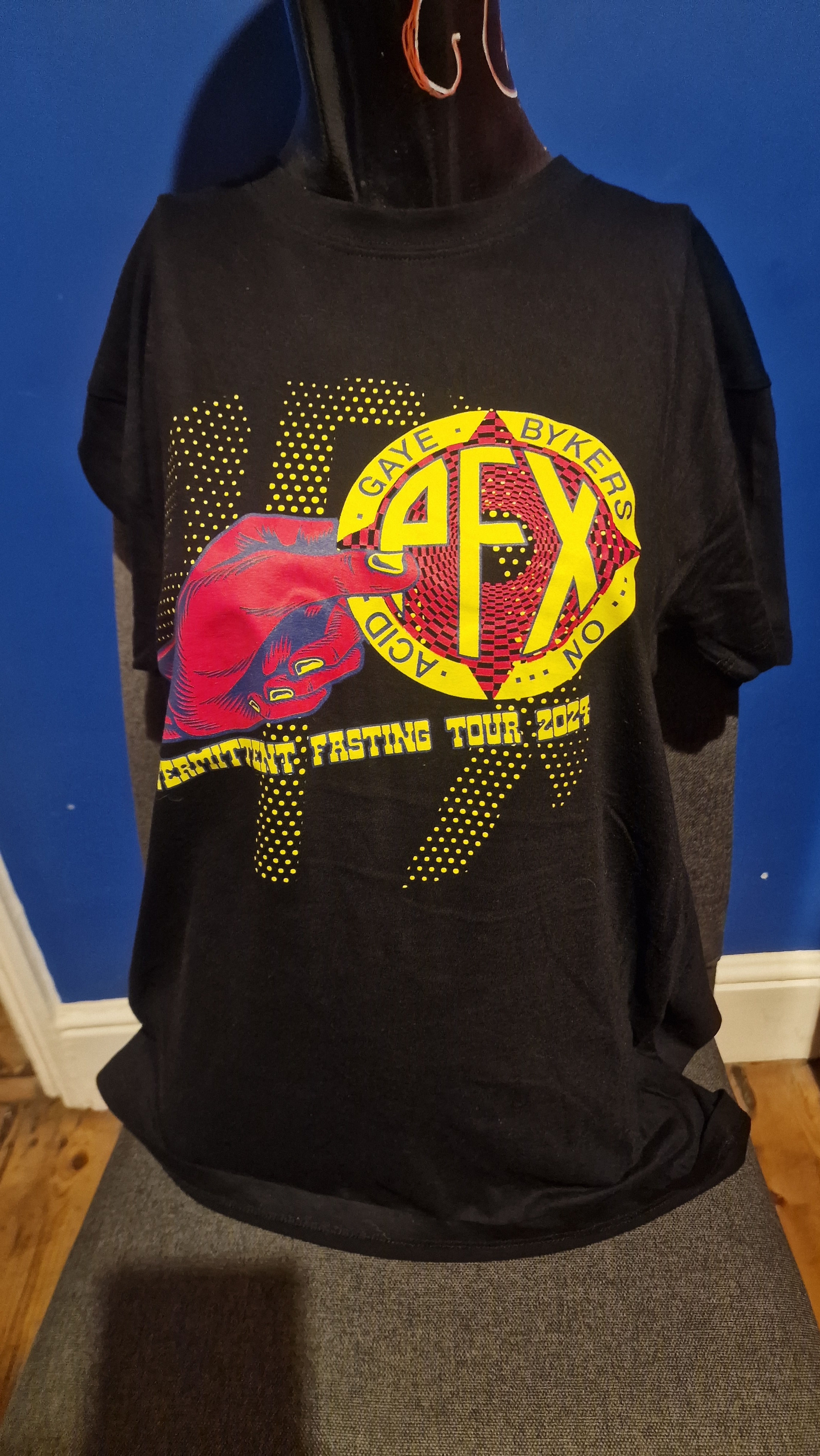 Intermittent Fasting Tour t shirt- black