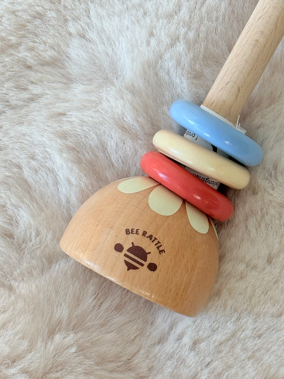 Thumbnail: Busy Bee Wooden Rattl