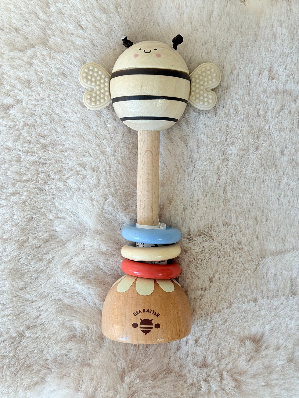 Thumbnail: Busy Bee Wooden Rattl