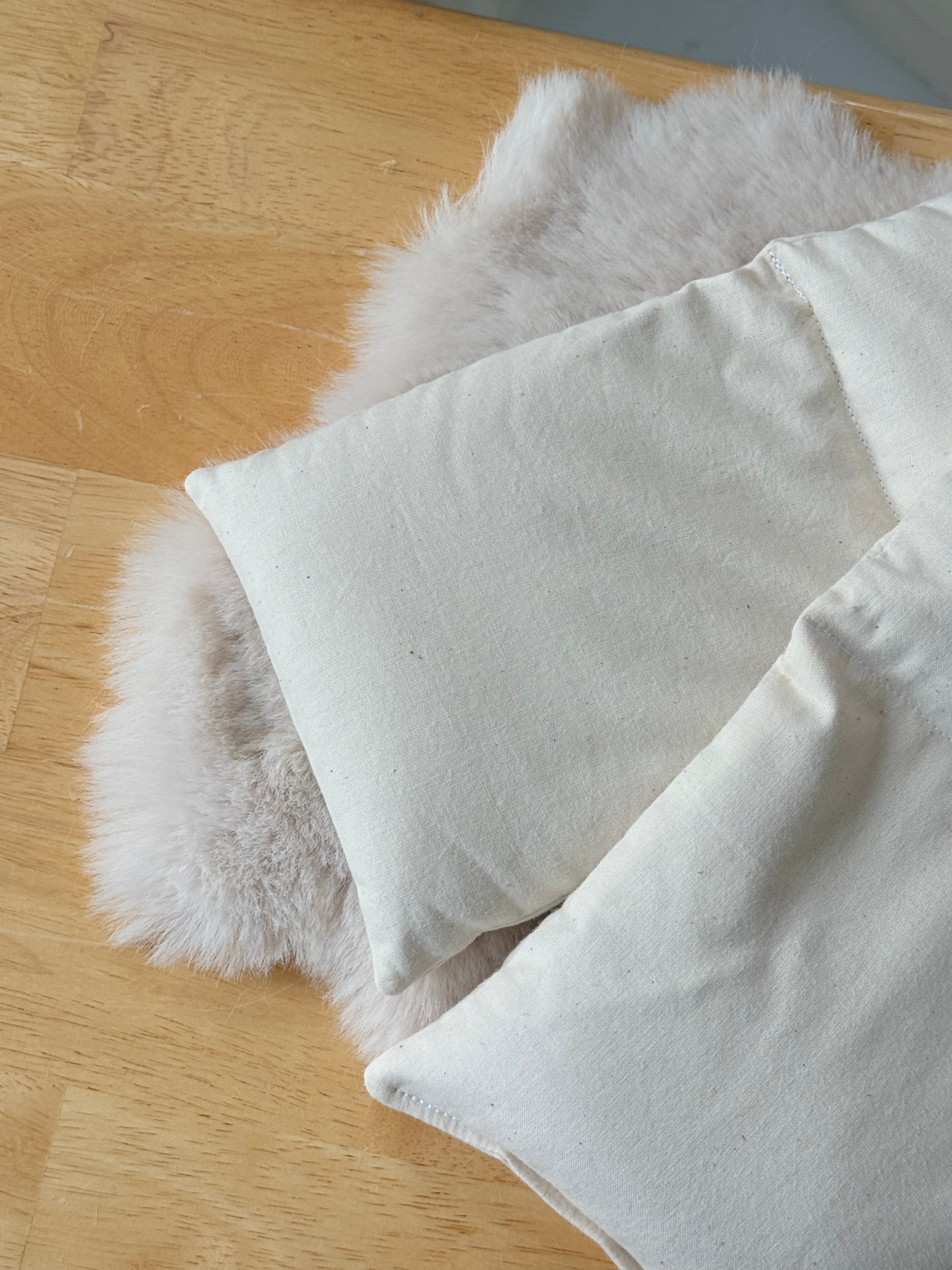 Medium Handmade Warm Pads - White (No Cover)