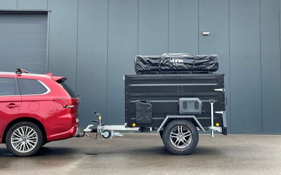 Miniatura: Remolque con tienda de techo coche Yuna cerrada