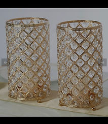 Gold Crystal Pillars