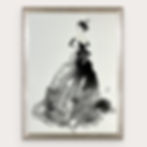 Original Artwork of Elegant Lady in Ball Gown