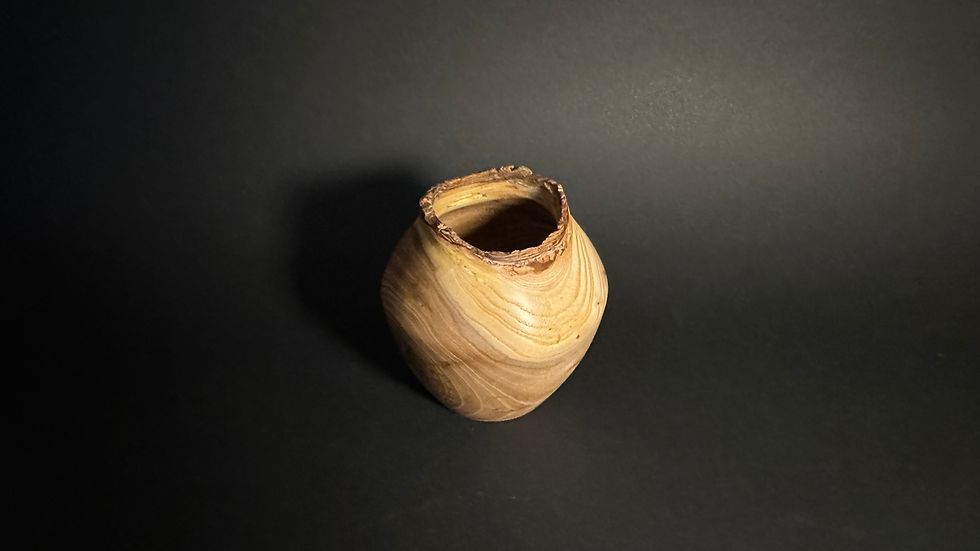 Thumbnail: Natural Edge Hickory Vessel