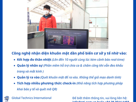 Công nghệ Nhận diện khuôn mặt trở nên phổ biến tại các cơ sở y tế trong giai đoạn giãn cách