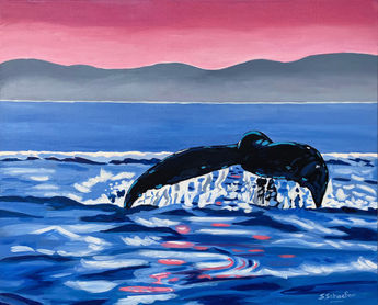 Splash Splash - Acrylic Painting - Susan Schaefer