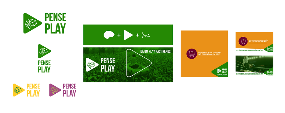 Pense Play - Logotipo e IV