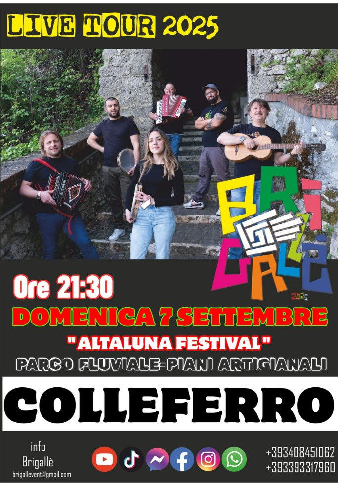 Brigallè Live Tour 2025