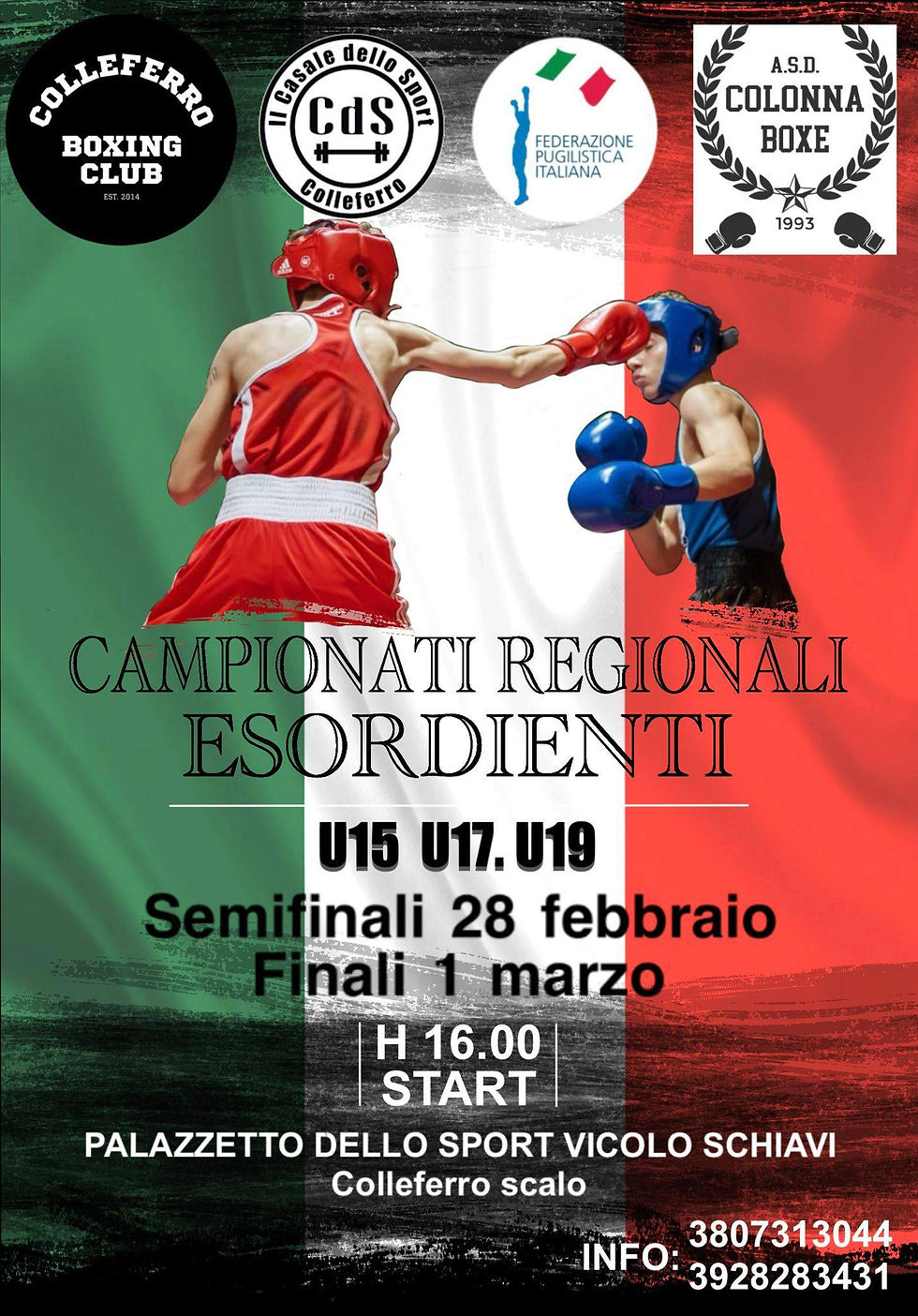 Campionati regionali pugilato 