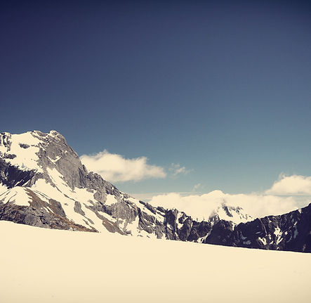 Snowy Mountain Peaks