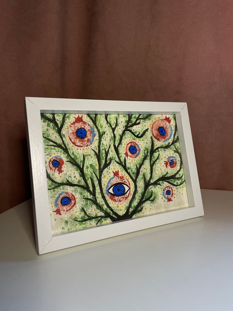 Göz Bebeği 𓁼 Karışık Teknik Çerçeve