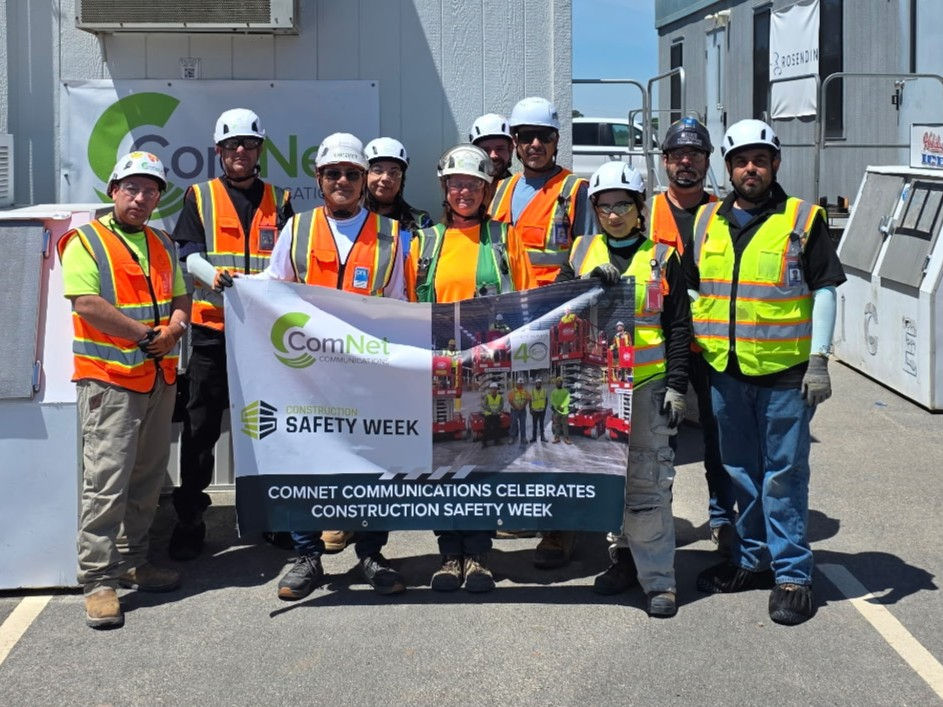 “ComNet Communications team participating in Construction Safety Week