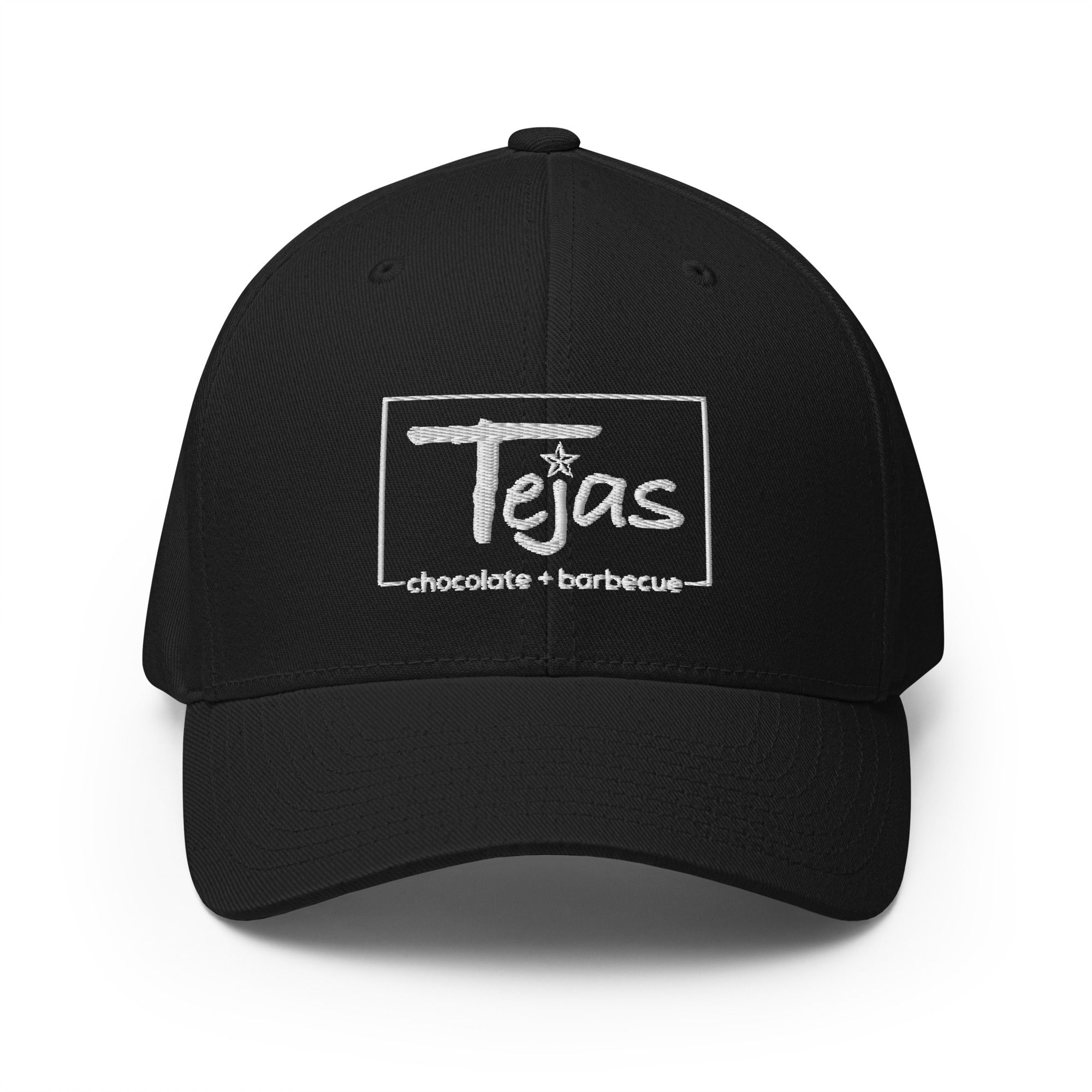 Tejas Chocolate + Barbecue Embroidered Structured Twill Cap