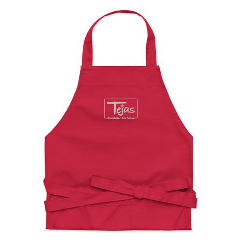 Embroidered Organic cotton apron | Tejas