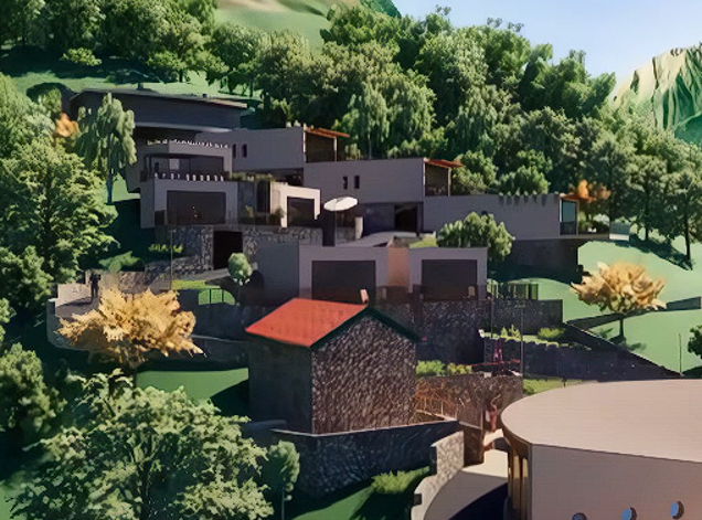 La Farfalla, modello residenziale ecologico integrato nel paesaggio