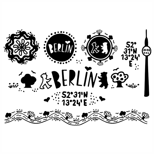 Miniaturbild: Plotterdatei Berlin Mandala inkl. Einzelteile