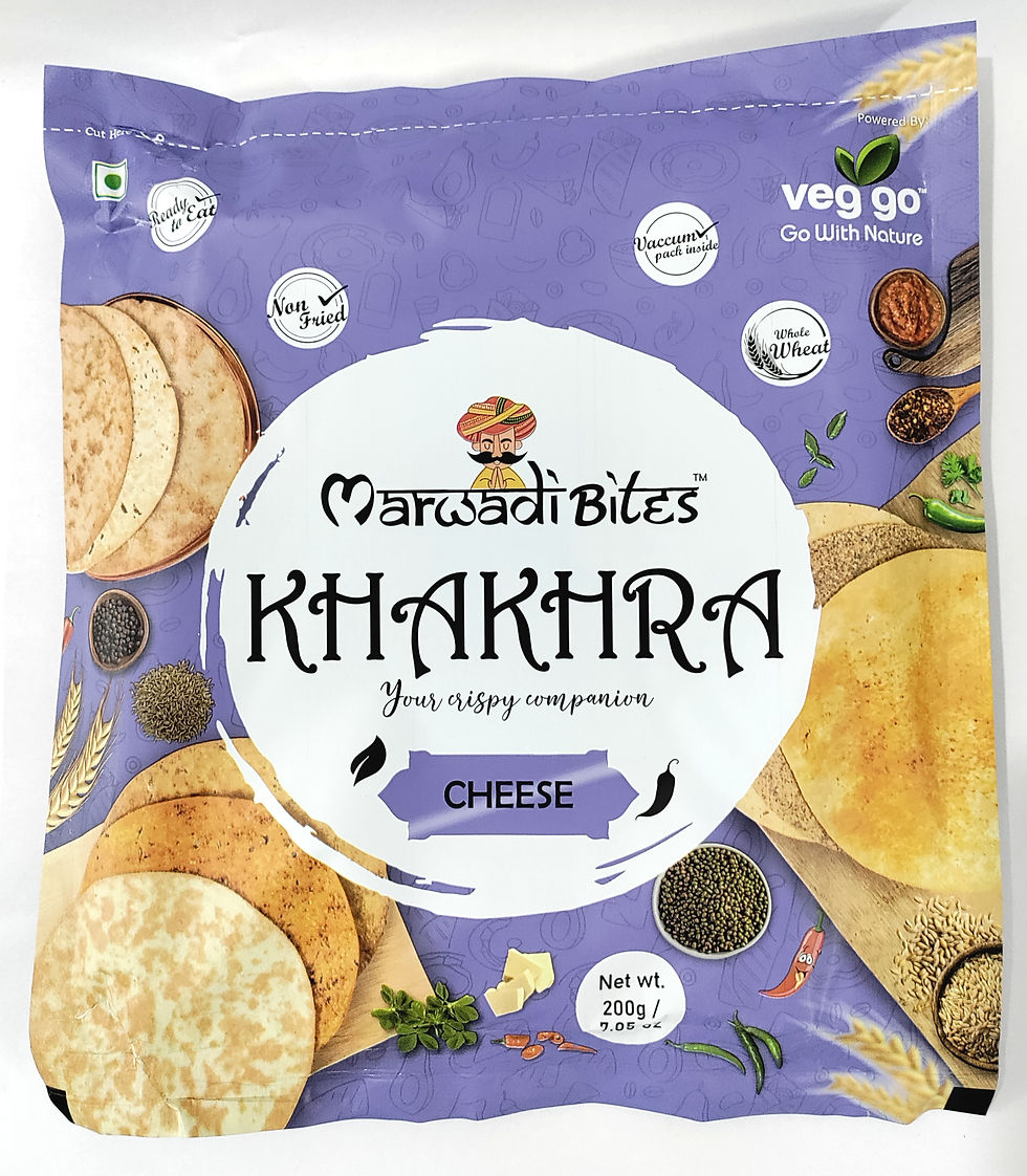 Cheese Khakhra | Marwadi Bites Khakhra | Roasted Wheat Khakhra – 200Gm