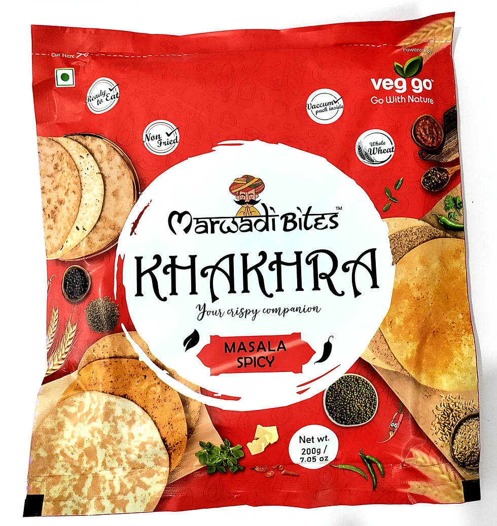 Masala Spicy Khakhra | Marwadi Bites Khakhra | Roasted Wheat Khakhra – 200Gm