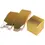 Thumbnail: Gouden of rosegouden kubusdoosje • per 10 stuks