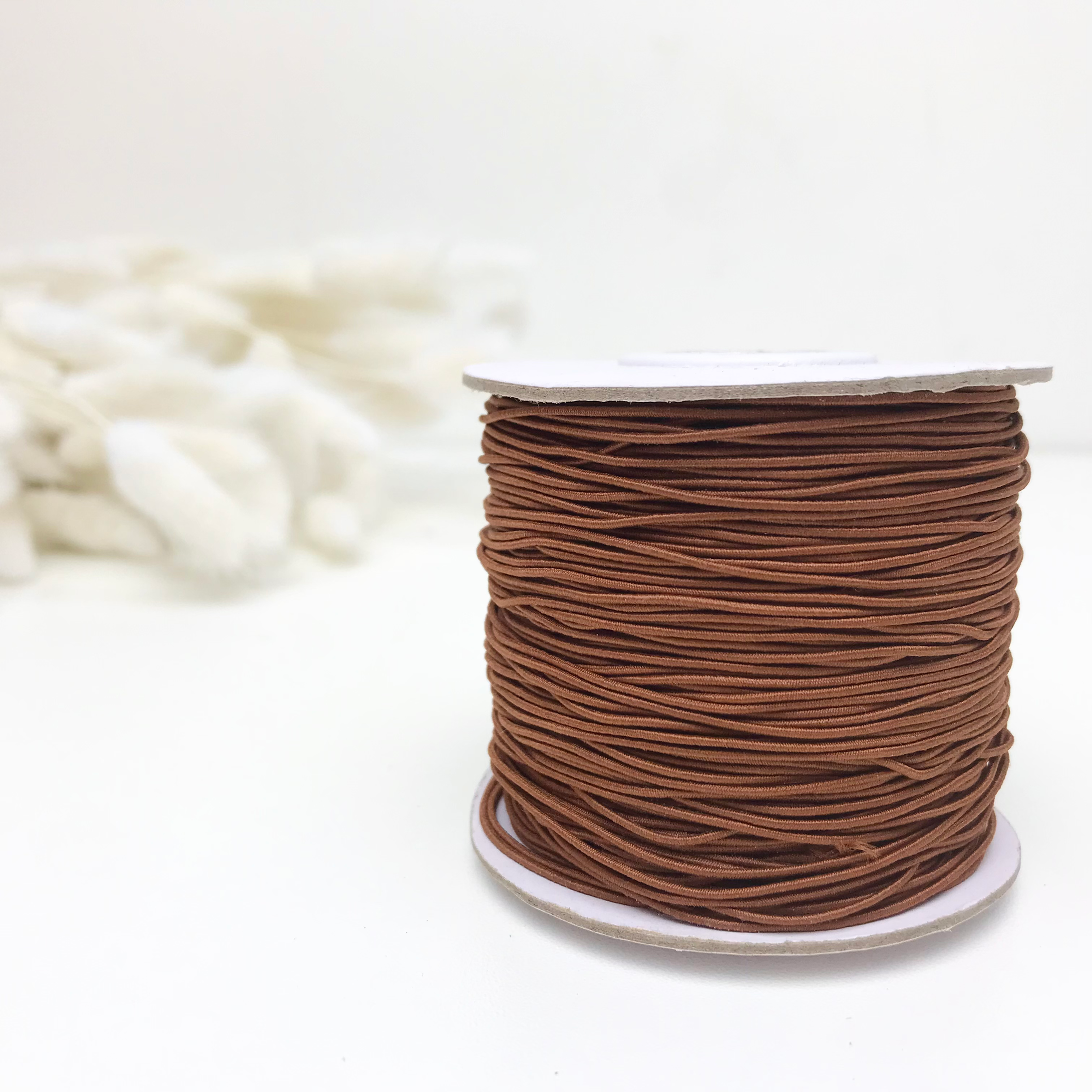 Elastisch koord reebruin (per meter)