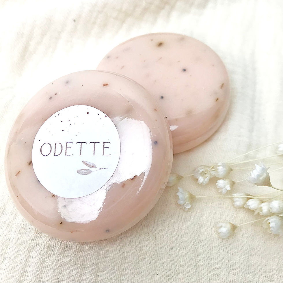 Zeepje rond licht roze - per 6 stuks