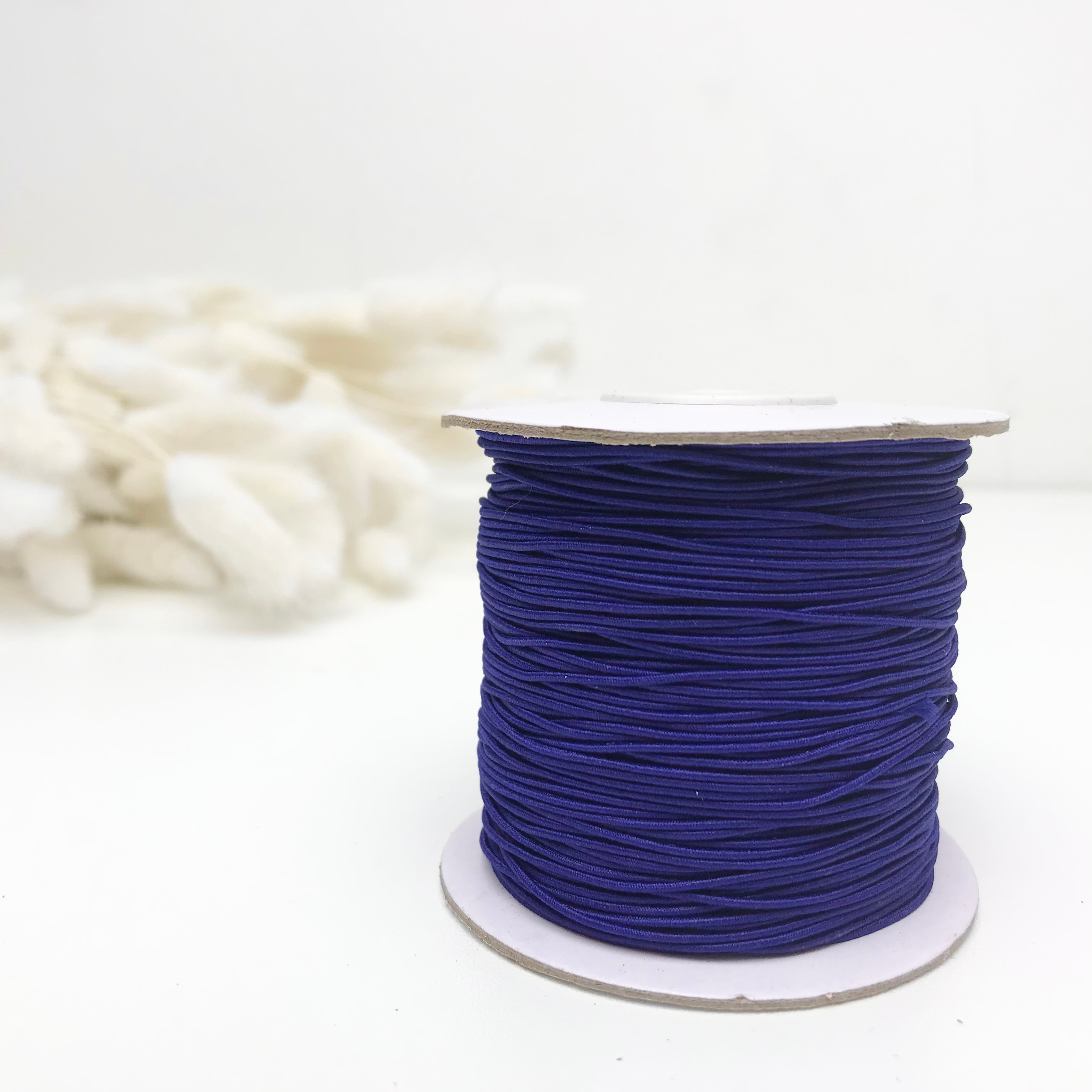 Elastisch koord cobalt blauw (per meter)