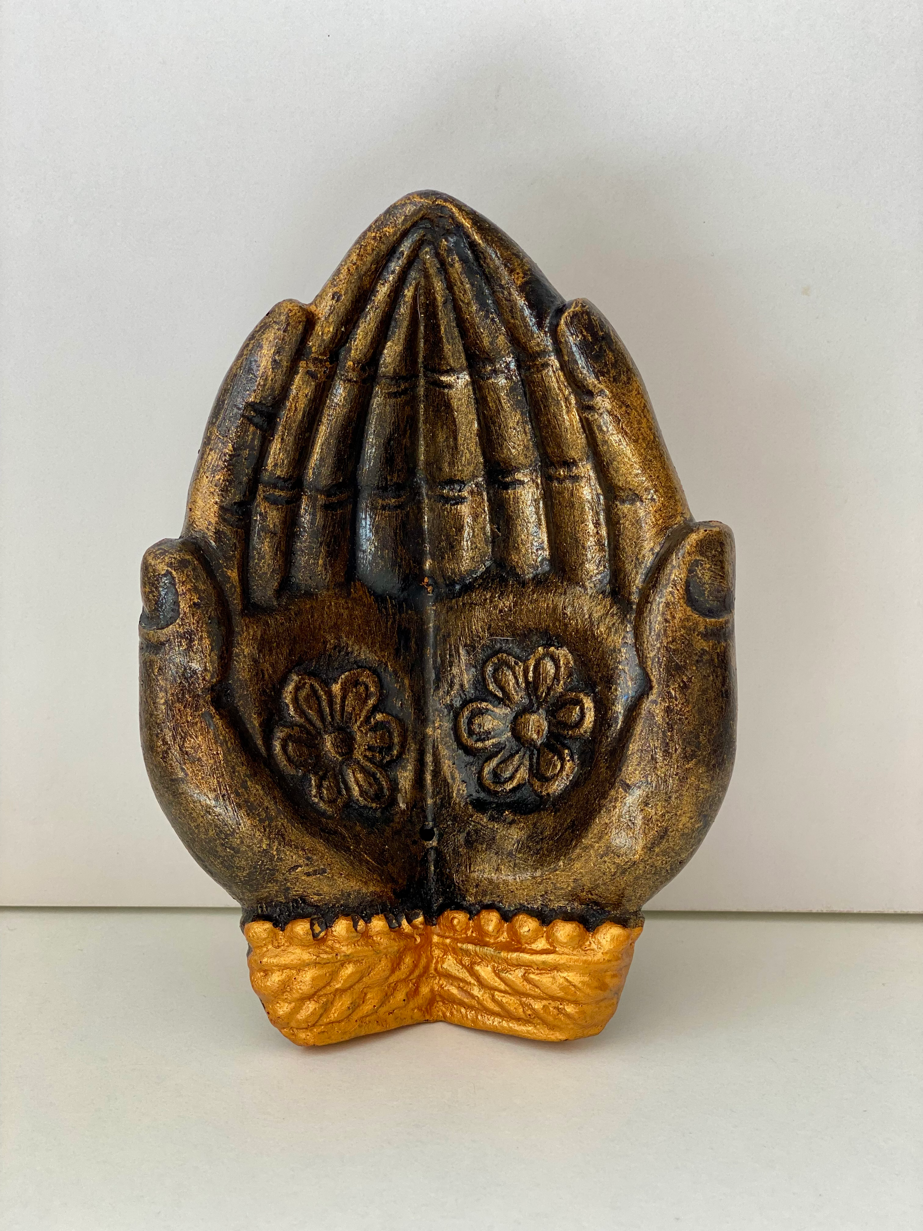 Soška dlaně - oranžová