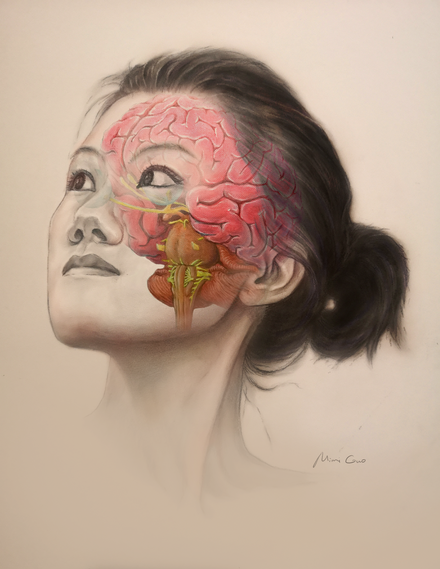 Self Portrait with Brain