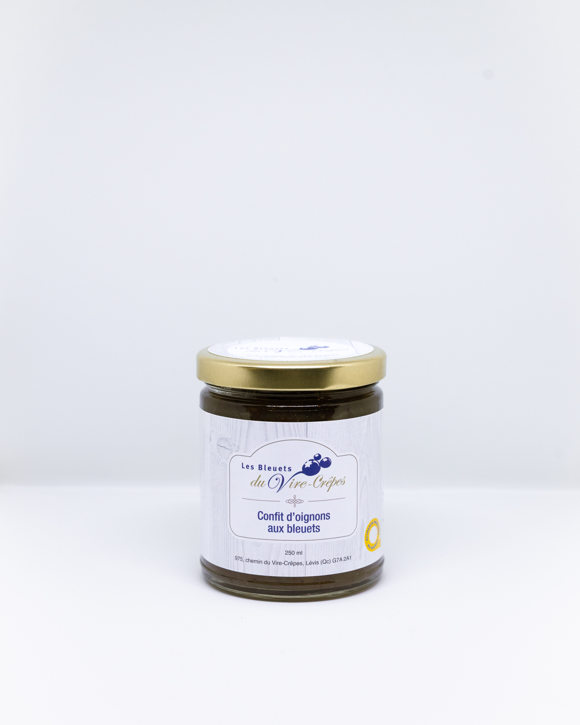 Confit d'oignons aux bleuets