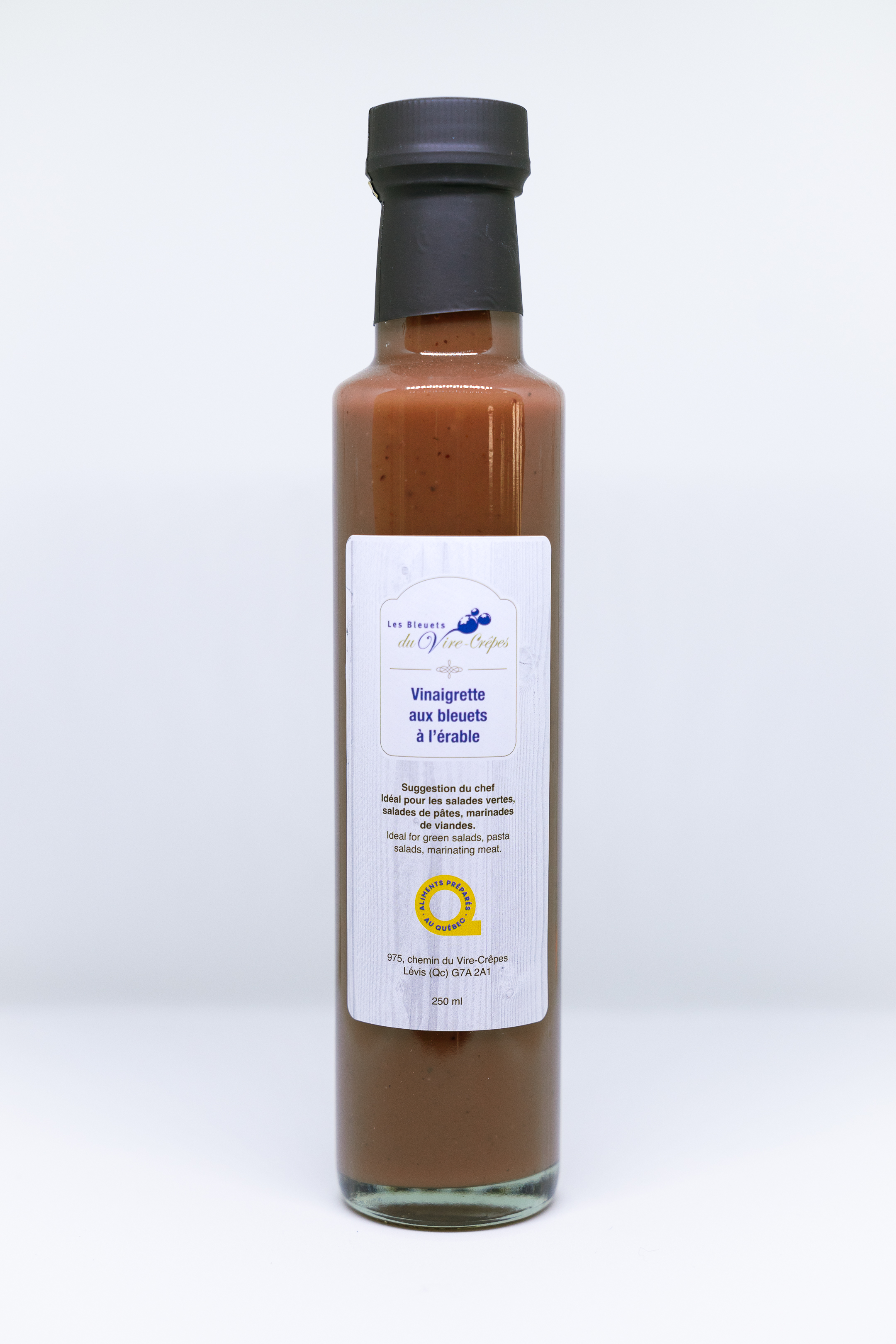 Vinaigrette aux bleuets et à l'érable