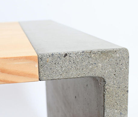 designer concrete coffee table made in vancouver B.C.