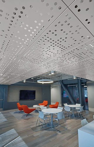 Metallic or stainless steel acoustic panel