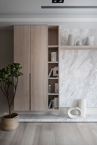 Full height furniture from floor to ceiling