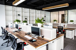 contemporary offices and co-working places