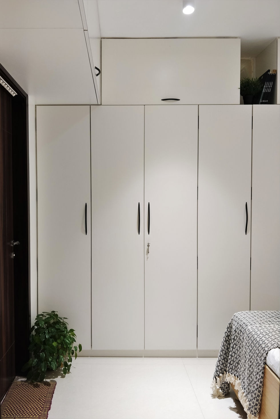 Master bedroom wall to wall wardrobe
