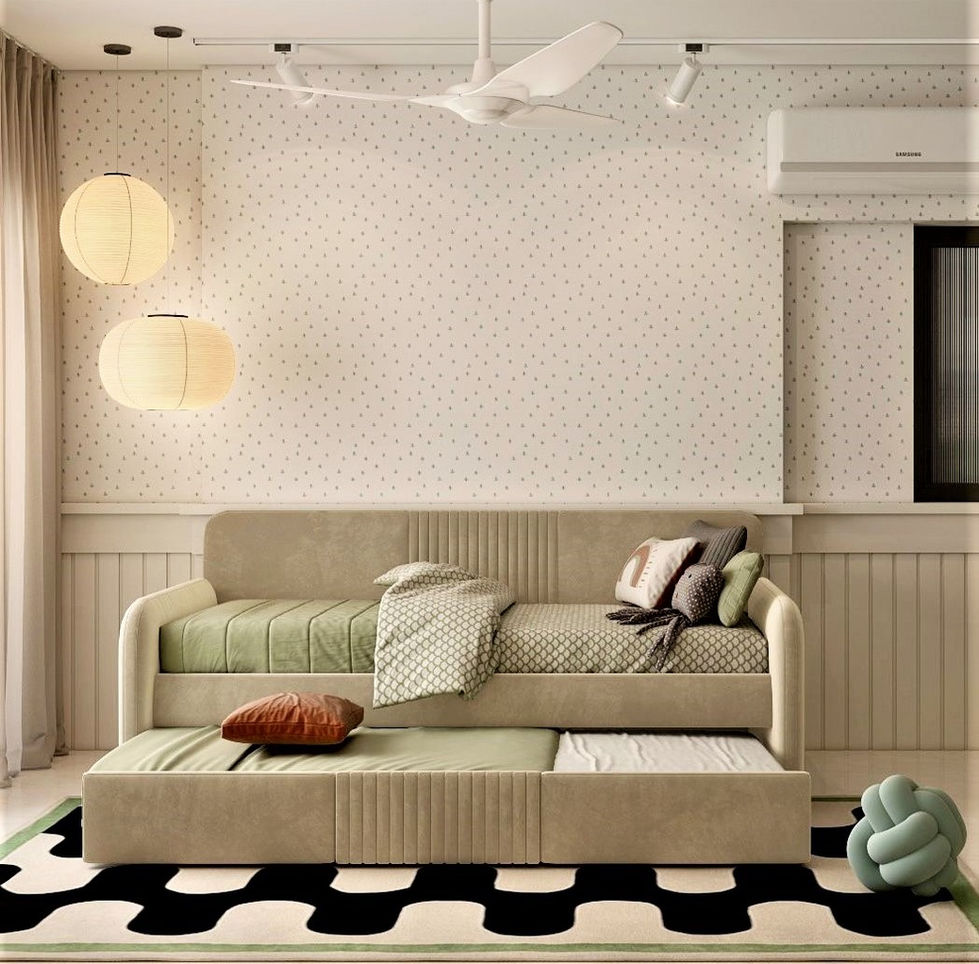 kids bedroom, sofa cum bed